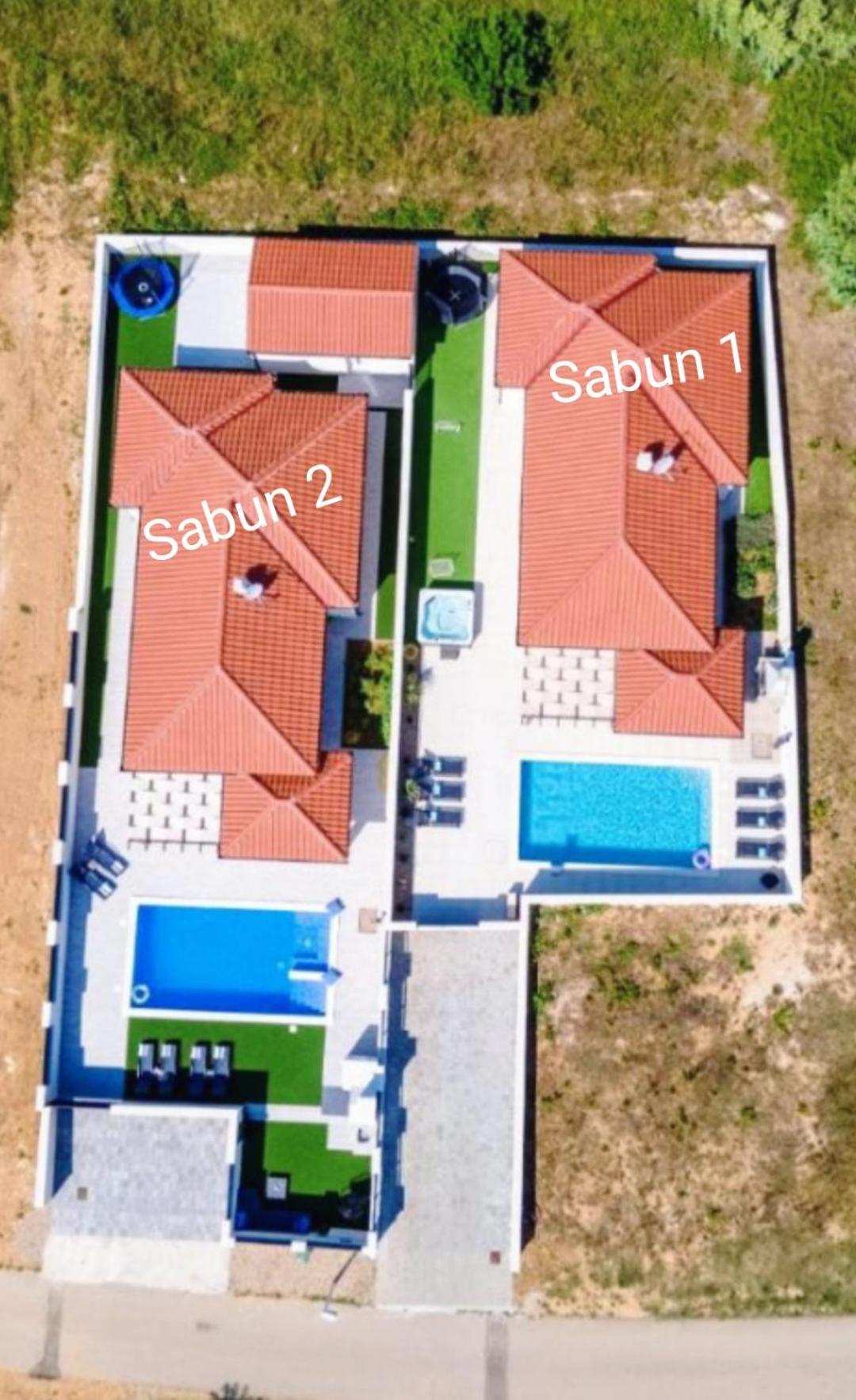 Villas Sabun - Modern House With Heated Pool Privlaka  Exterior photo